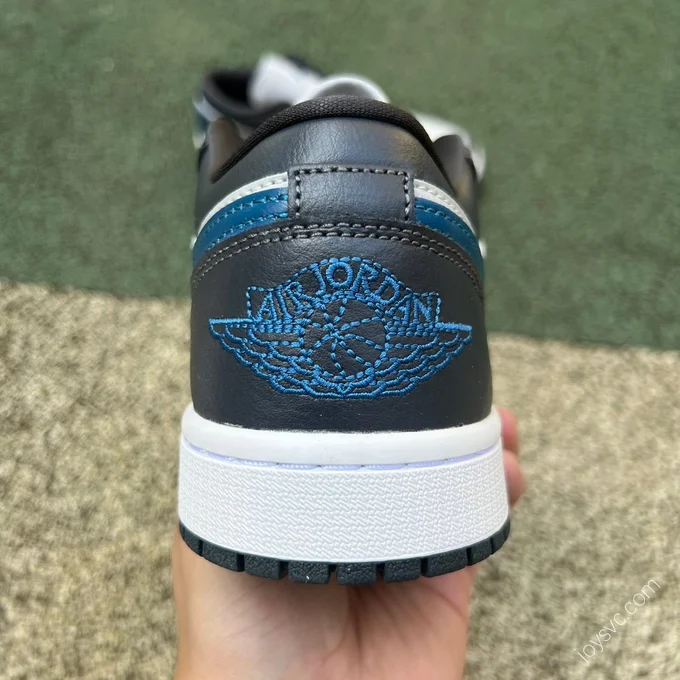 Air Jordan 1 Low Black Gray Blue DC0774-040