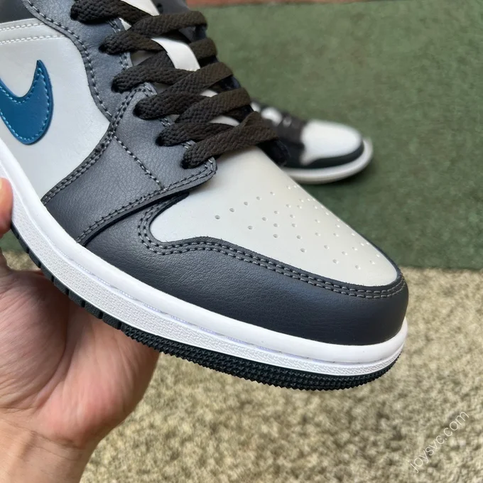 Air Jordan 1 Low Black Gray Blue DC0774-040