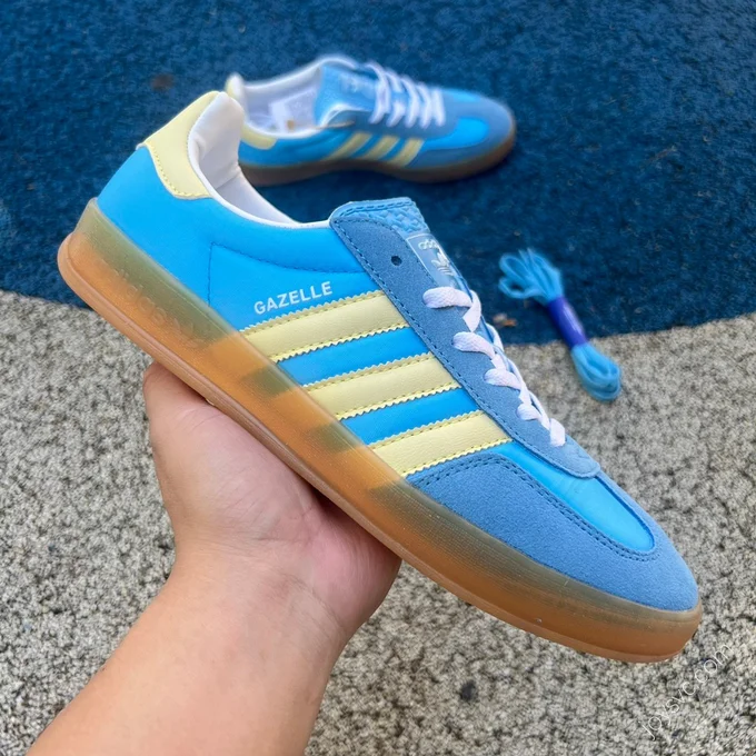 Adidas Indoor Blue Yellow Beige IE2960