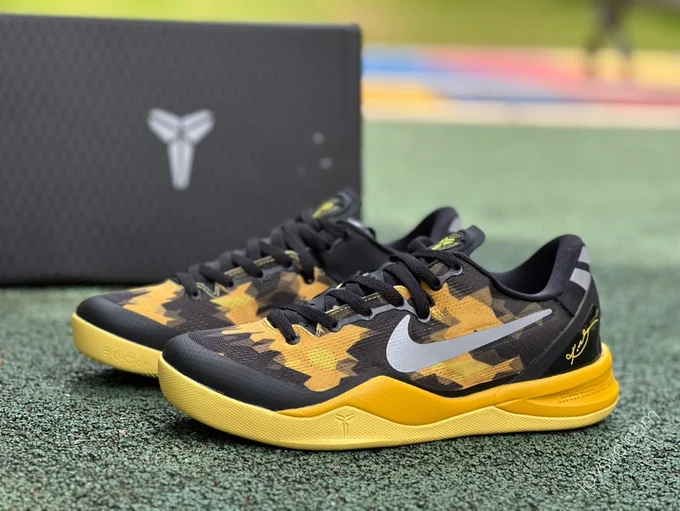 Nike Kobe 8 Yellow Black 555286-077