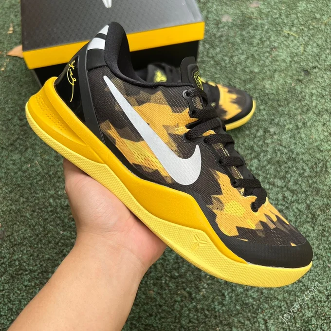 Nike Kobe 8 Yellow Black 555286-077