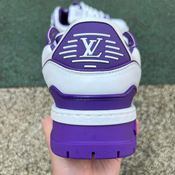 LOUIS VUITTON Trainer Maxi White Purple