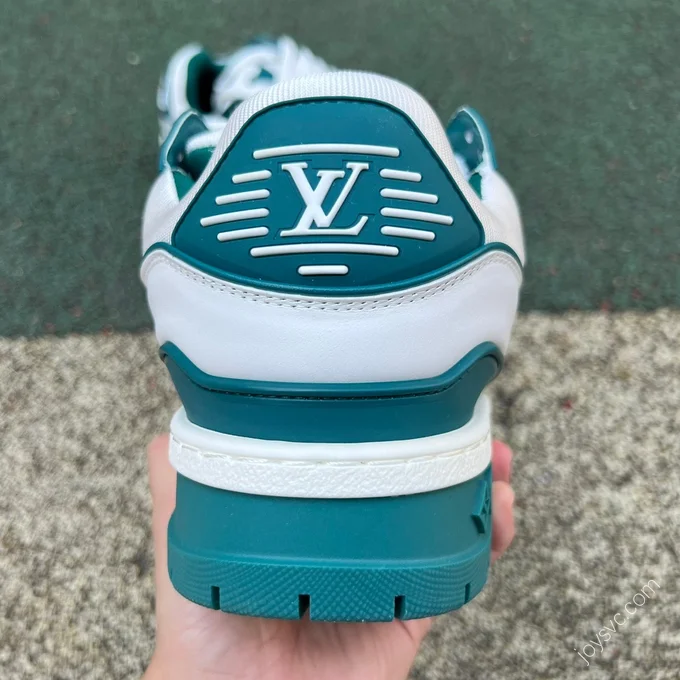 LOUIS VUITTON Trainer Maxi White Green