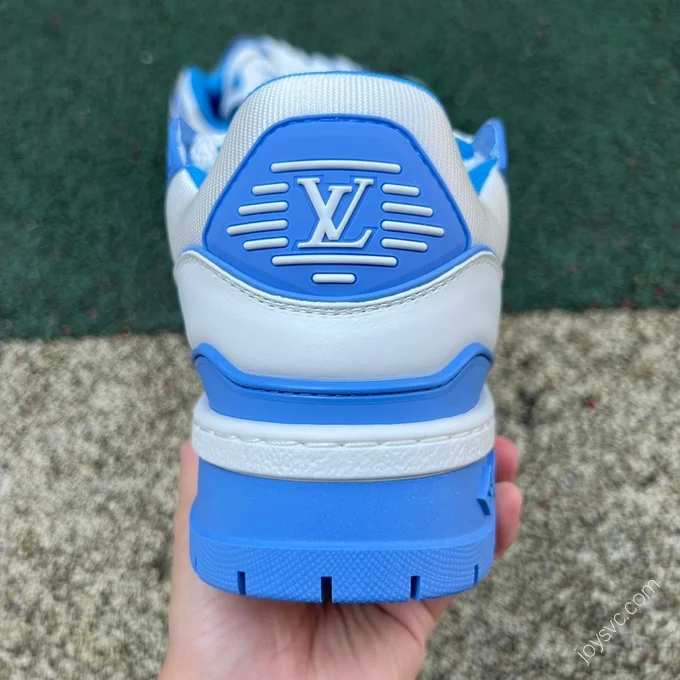 LOUIS VUITTON Trainer Maxi White Blue