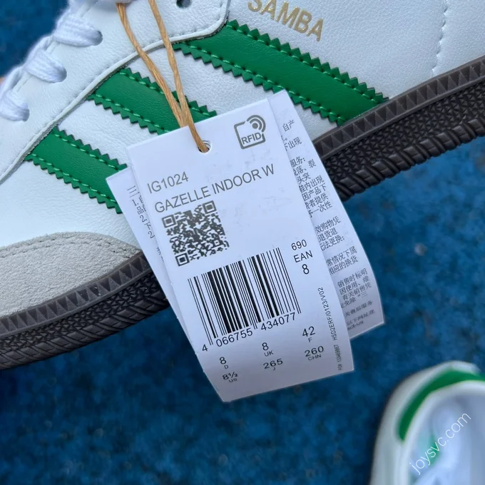 Adidas Samba OG Green Grey White IG1024