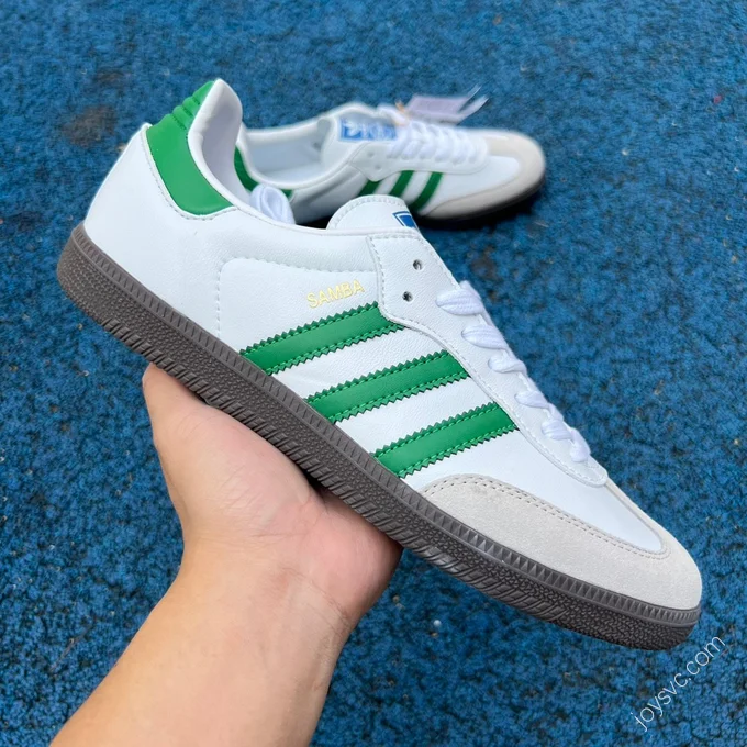 Adidas Samba OG Green Grey White IG1024