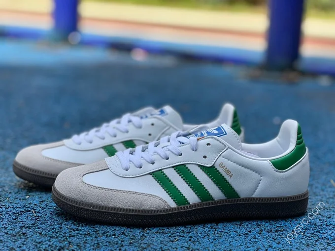 Adidas Samba OG Green Grey White IG1024