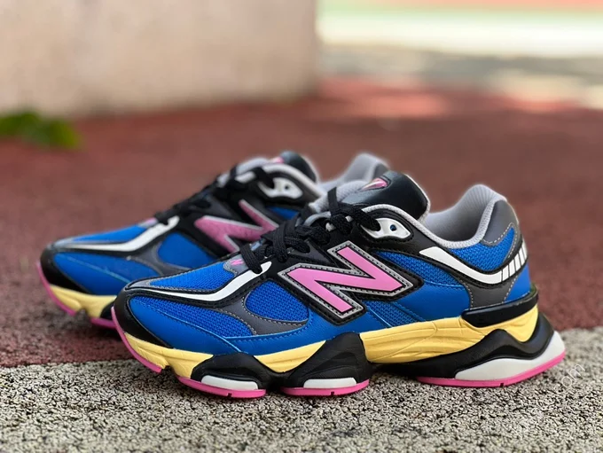 New Balance 9060 Blue Pink Yellow U9060BPO