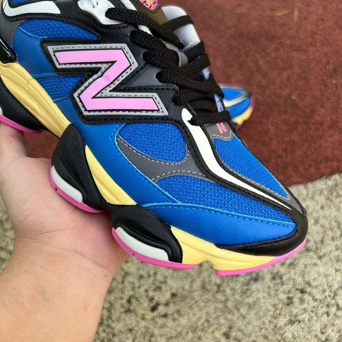 New Balance 9060 Blue Pink Yellow U9060BPO