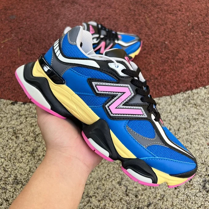 New Balance 9060 Blue Pink Yellow U9060BPO