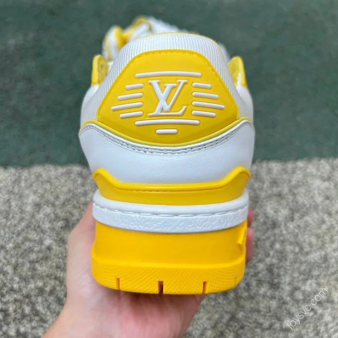 LOUIS VUITTON Trainer Maxi White Yellow