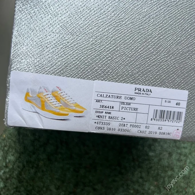 Prada Yellow Grey