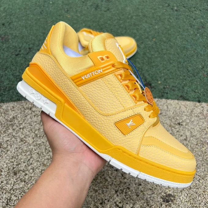 LOUIS VUITTON Trainer Yellow Orange