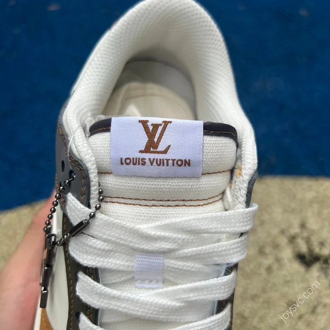 Nike Dunk x Louis Vuitton White Brown Grey DQ1098-356