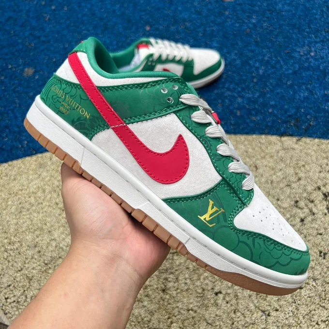 Nike Dunk x Louis Vuitton White Green Red XP3802-331