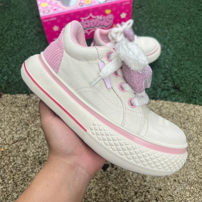 Disney x OLD ORDER x Converse Pink White