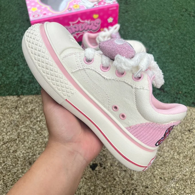 Disney x OLD ORDER x Converse Pink White