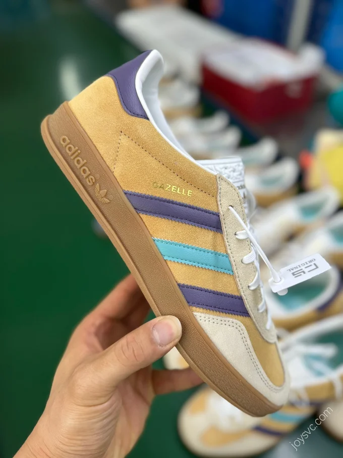 Adidas Gazelle Indoor Purple Beige IG1636