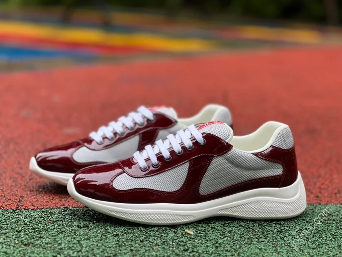 Prada Burgundy Grey