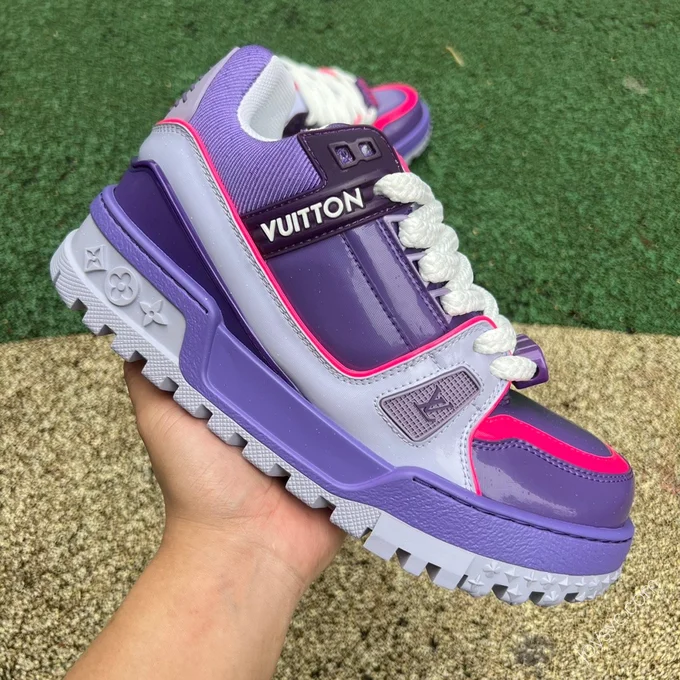 LOUIS VUITTON Trainer Maxi Purple Pink