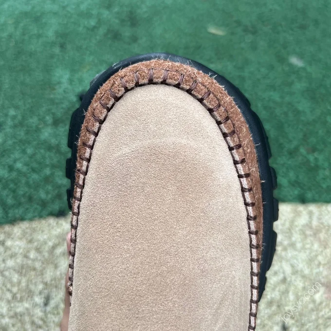 UGG Black Brown Slides