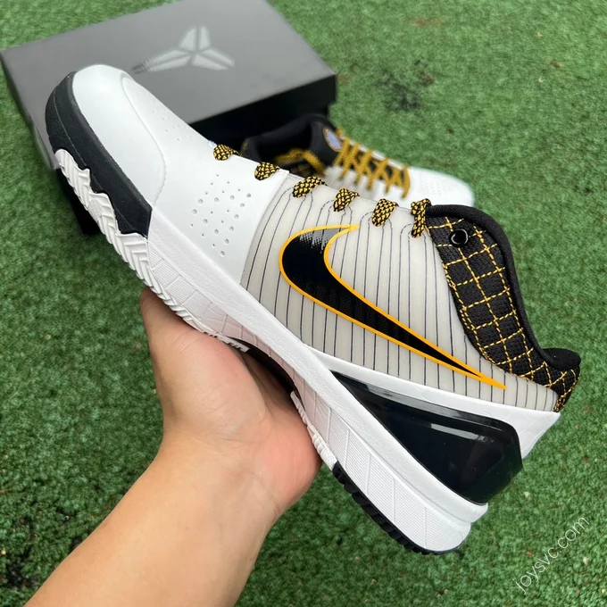 Nike Zoom Kobe 4 White Yellow AV6339-101