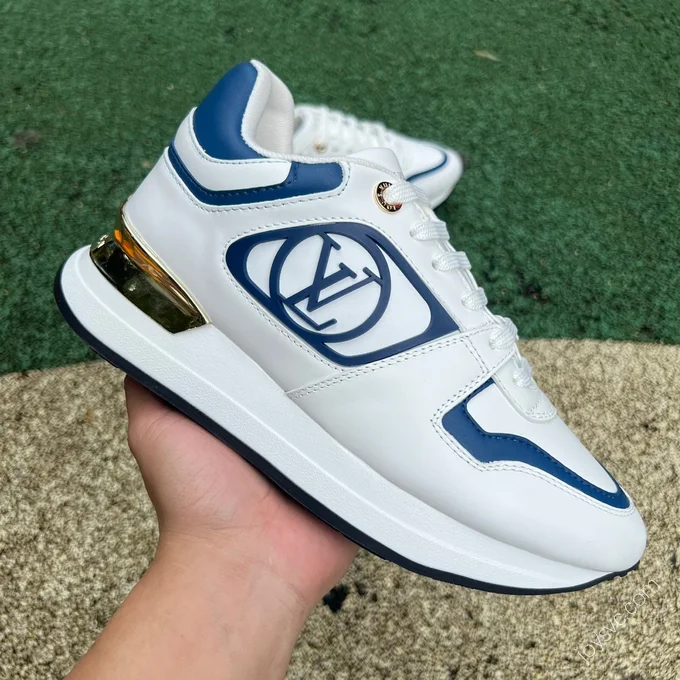 LOUIS VUITTON Neo Run Away White Blue Gold