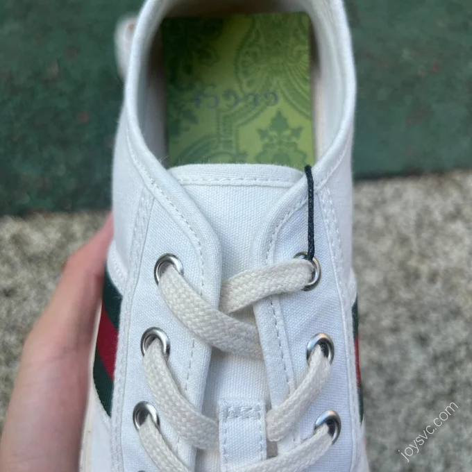 Gucci Canvas Shoes White