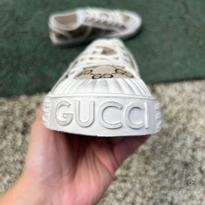 Gucci Canvas Shoes Brown