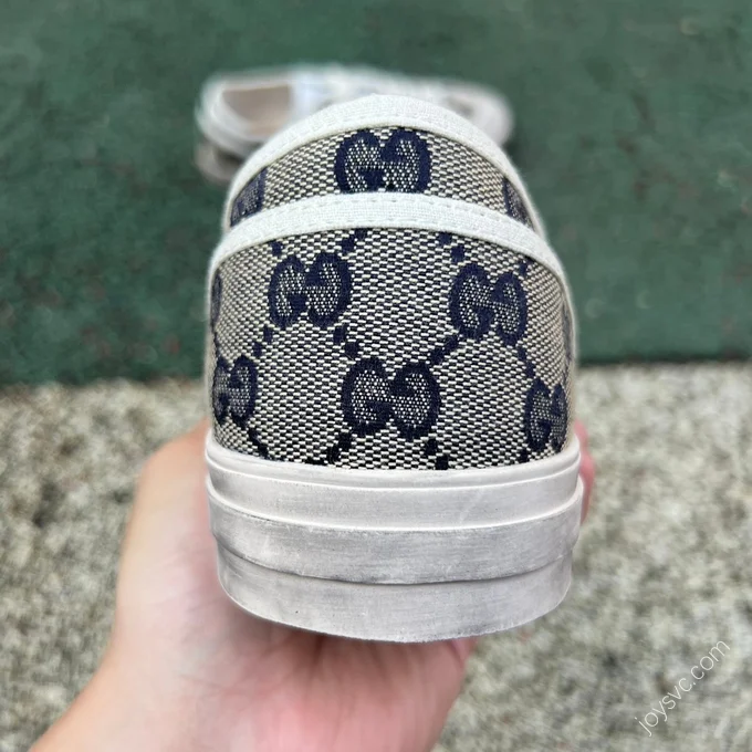 Gucci Canvas Shoes Grey