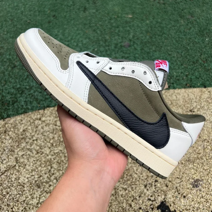 Travis Scott x Air Jordan 1 Low Military Green LJR DM7866-20