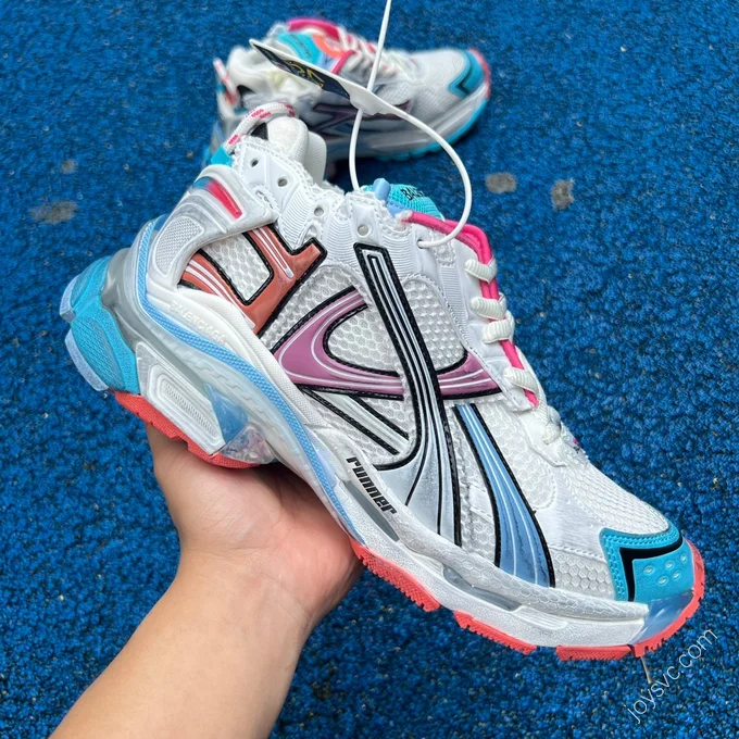 Balenciaga Runner 7.0 Blue Pink White