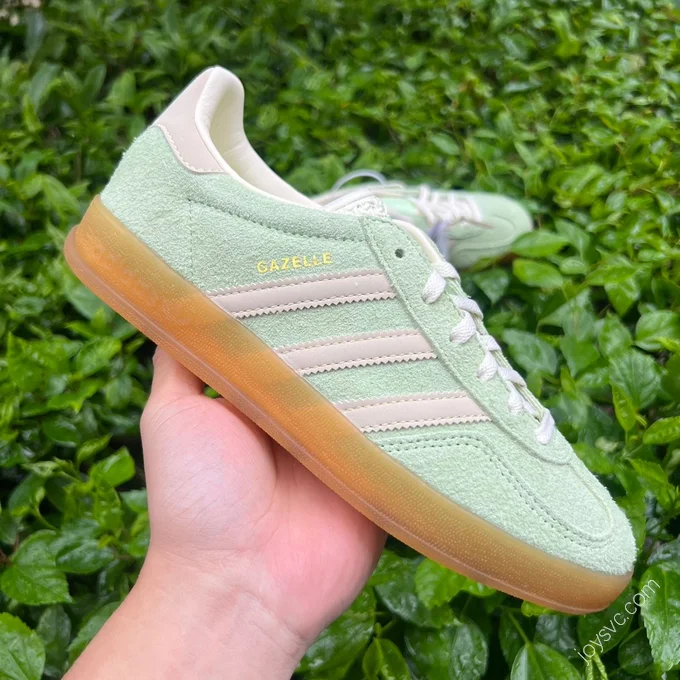 Adidas Gazelle Indoor Green Pink IE2948