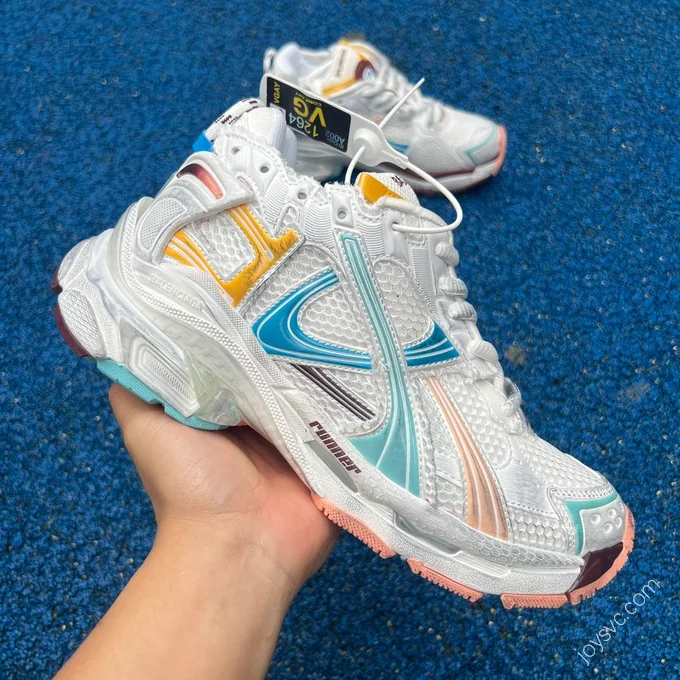 Balenciaga Runner 7.0 Yellow Blue Pink White