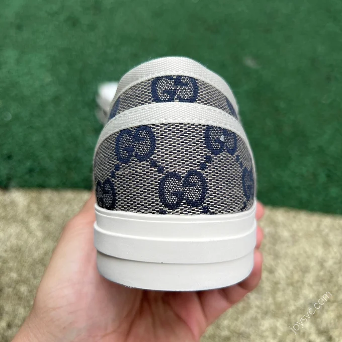 GUCCI Canvas Shoes Beige Blue