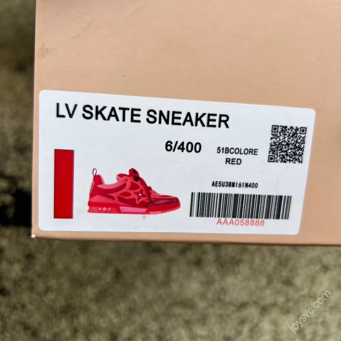 LOUIS VUITTON Skate Red