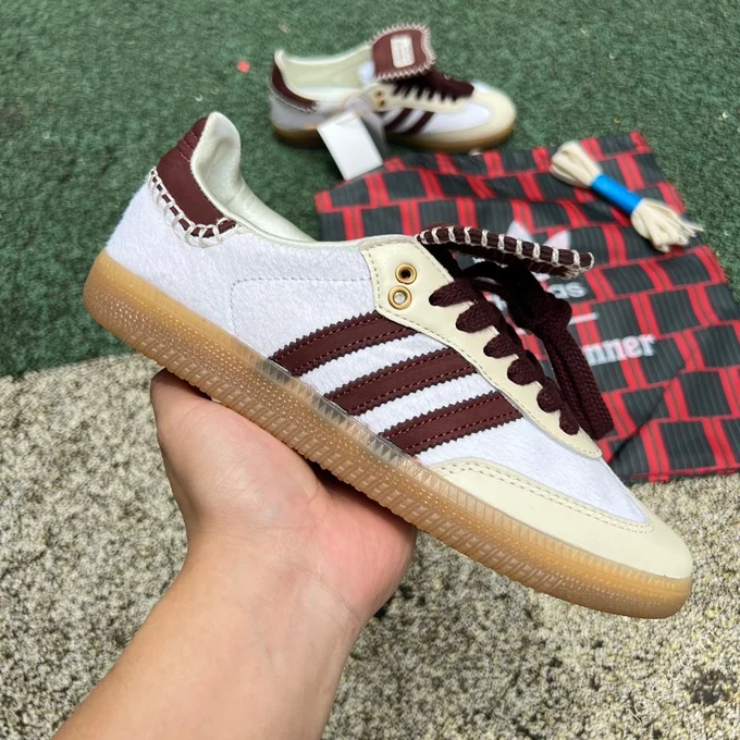 Wales Bonner x Adidas Samba Brown White IE0586