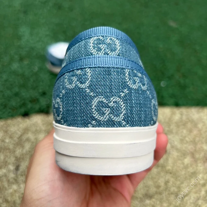 GUCCI Canvas Shoes Blue