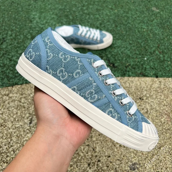 GUCCI Canvas Shoes Blue