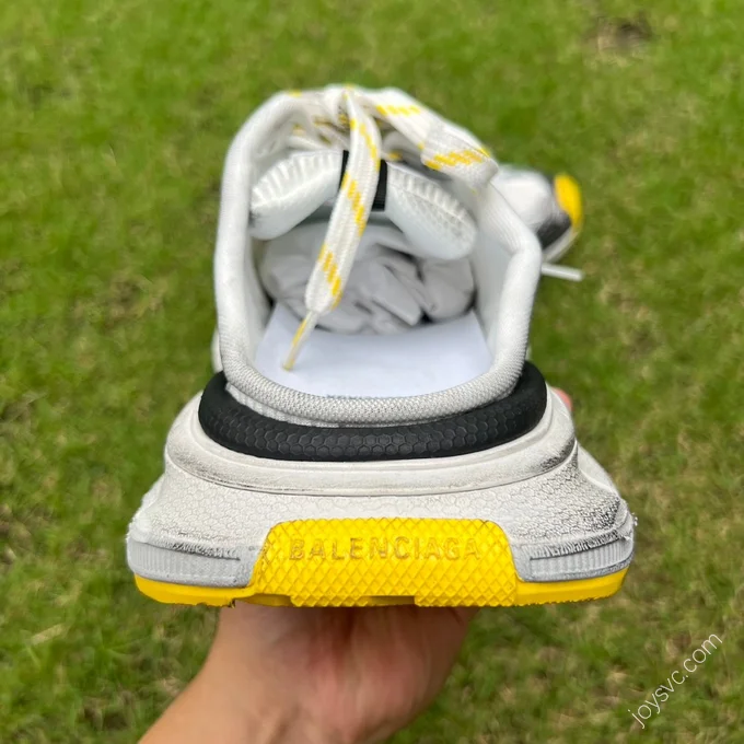 Balenciaga 3XL Mule Yellow Silver White