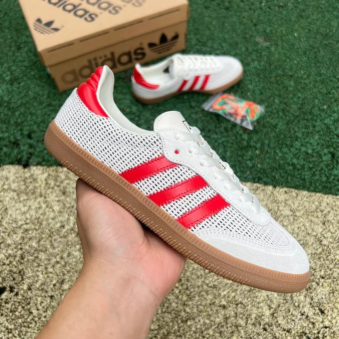 Adidas Samba Red Grey ie1953