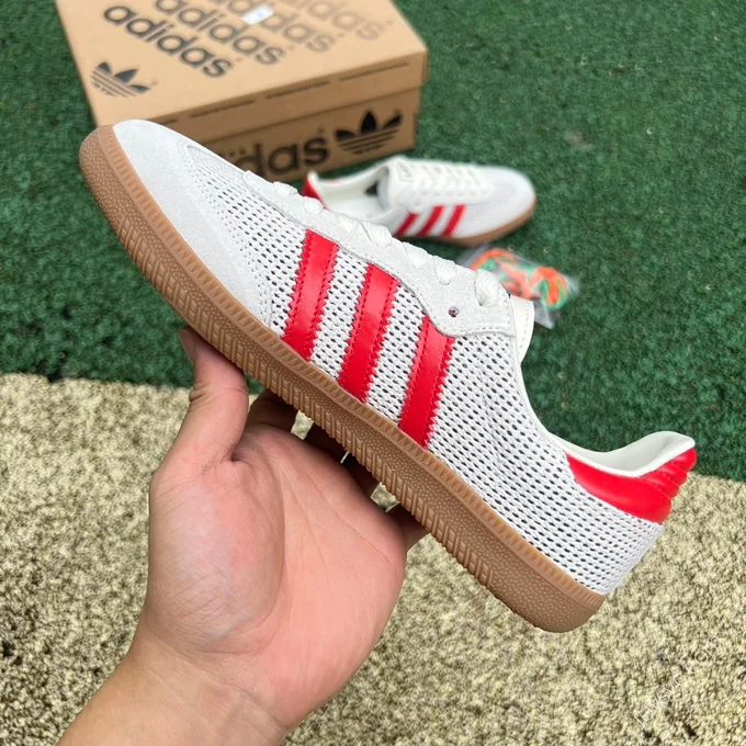 Adidas Samba Red Grey ie1953