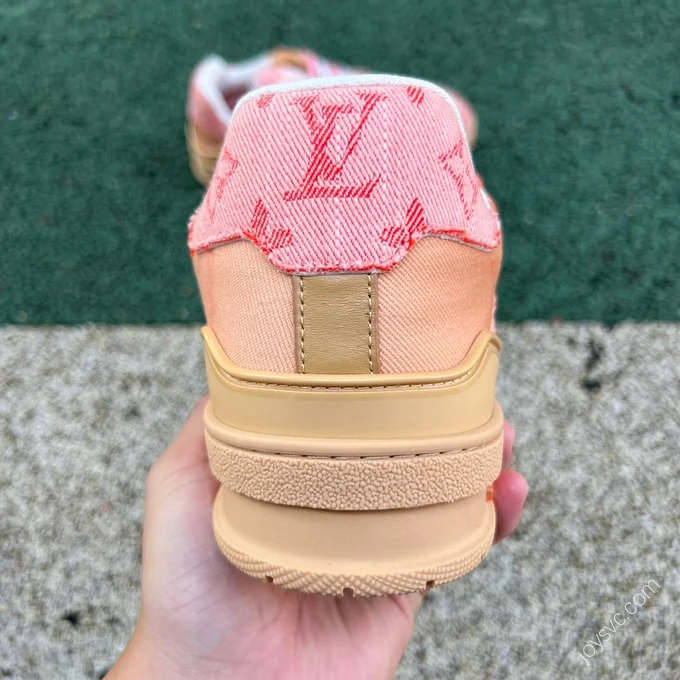 LOUIS VUITTON Trainer Pink Denim