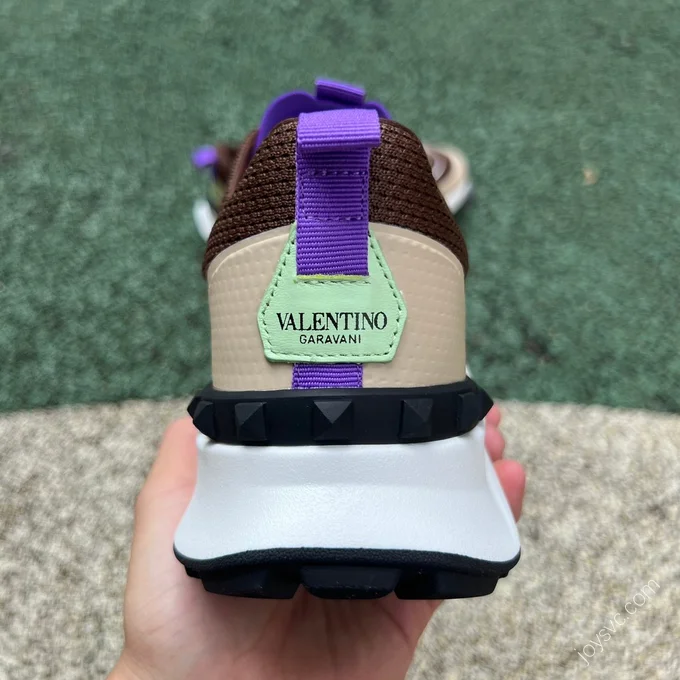 Valentino Brown Purple White