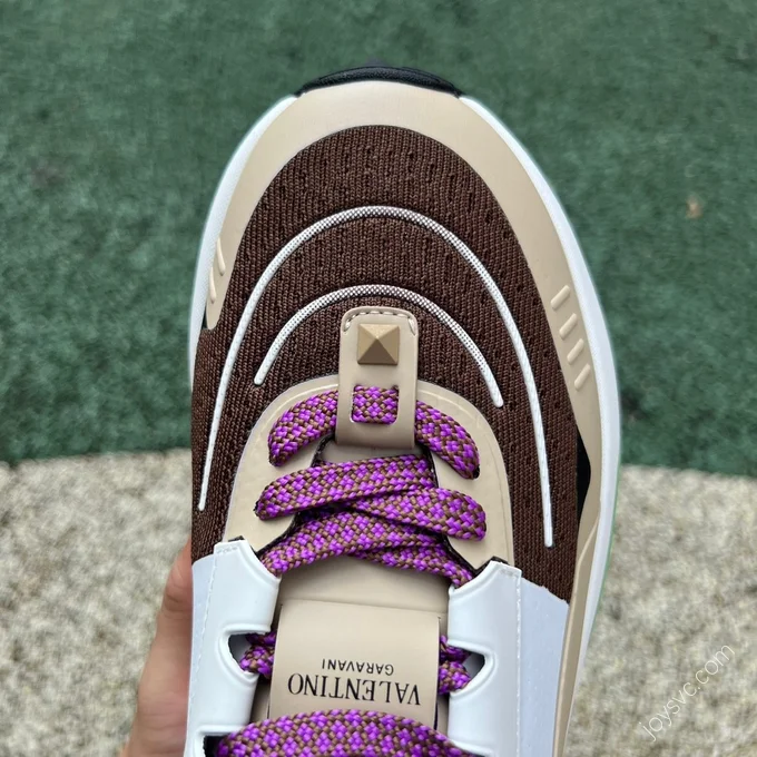 Valentino Brown Purple White