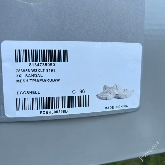 Balenciaga 3XL Sandal Grey