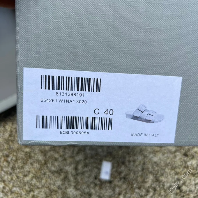 Balenciaga Slides White