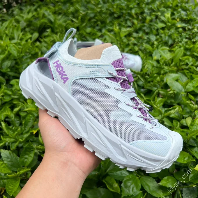 HOKA ONE ONE HOPARA 2 Sandals White Grey Purple