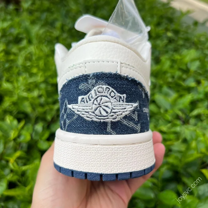 Air Jordan 1 Low LV White Blue Denim SJ9950-003