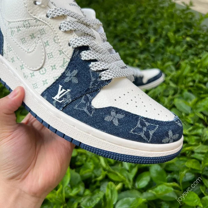 Air Jordan 1 Low LV White Blue Denim SJ9950-003